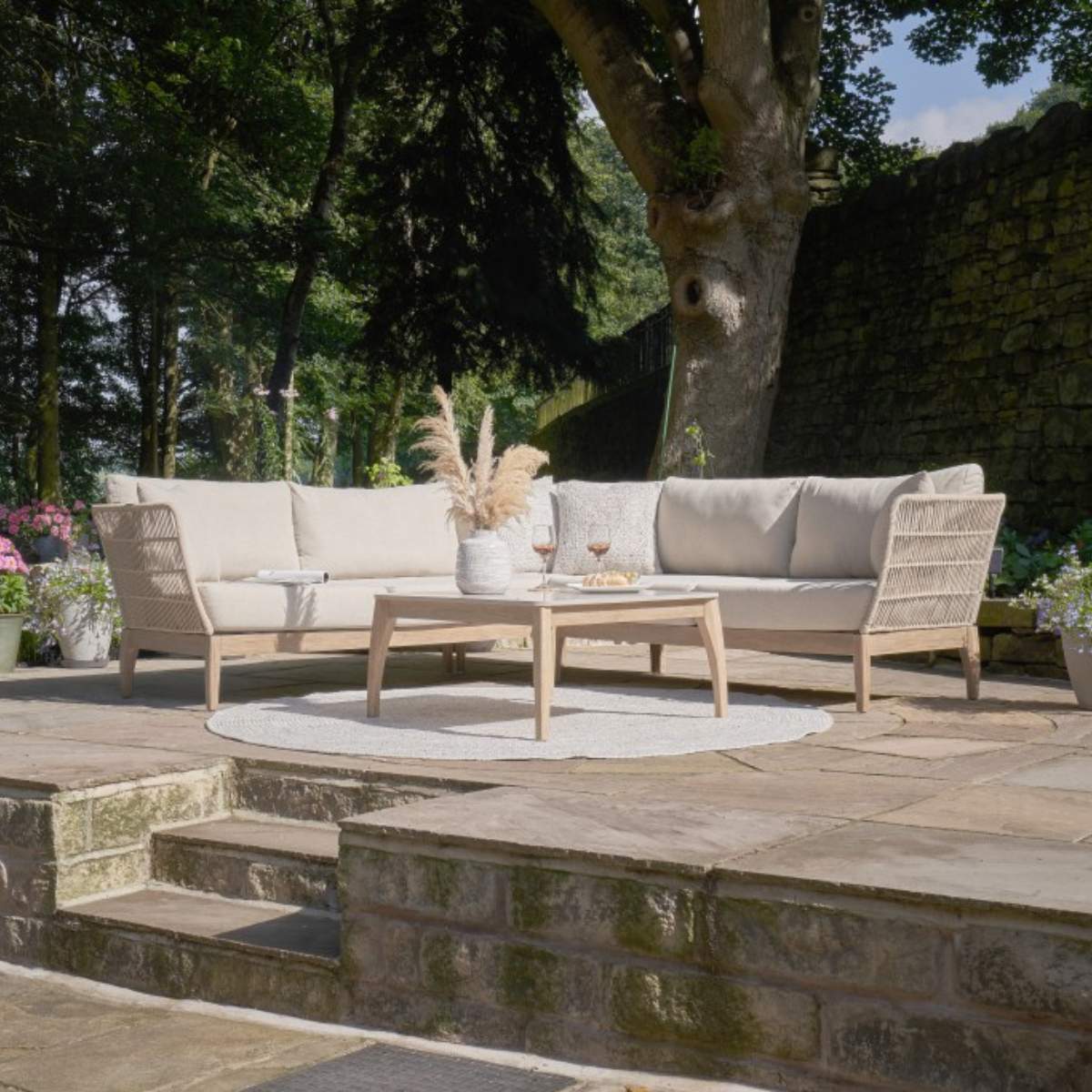 Beau&Co Moeven Outdoor Corner Seating Set