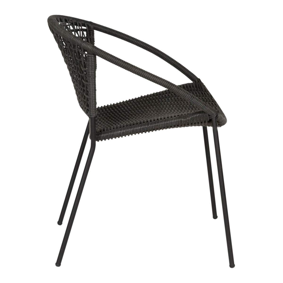 Beau&Co Dakota Black Outdoor Bistro Set