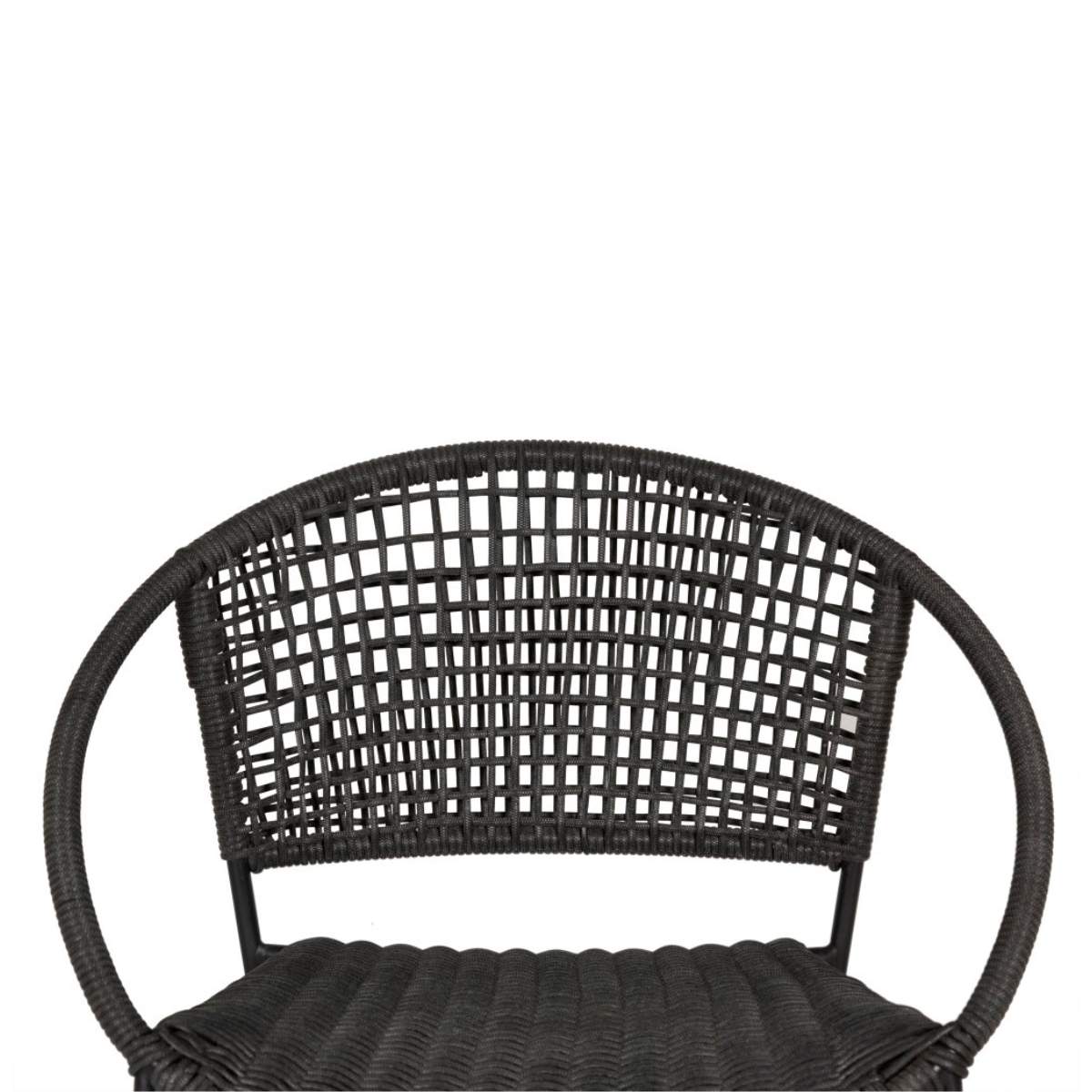 Beau&Co Dakota Black Outdoor Bistro Set