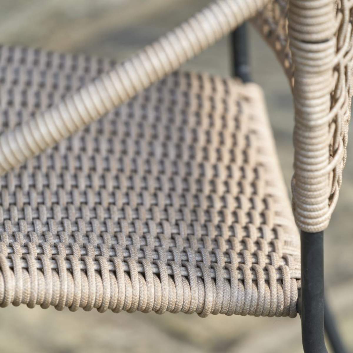 Beau&Co Dakota Natural Wheat Outdoor Bistro Set