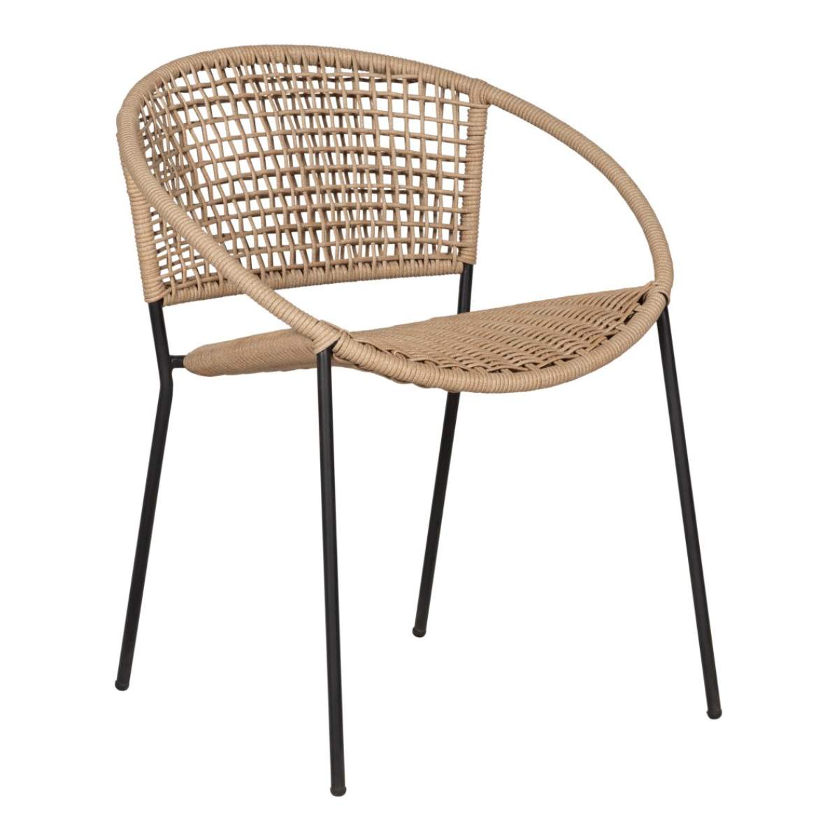 Beau&Co Dakota Natural Wheat Outdoor Bistro Set