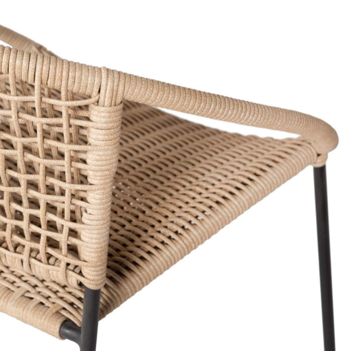 Beau&Co Dakota Natural Wheat Outdoor Bistro Set