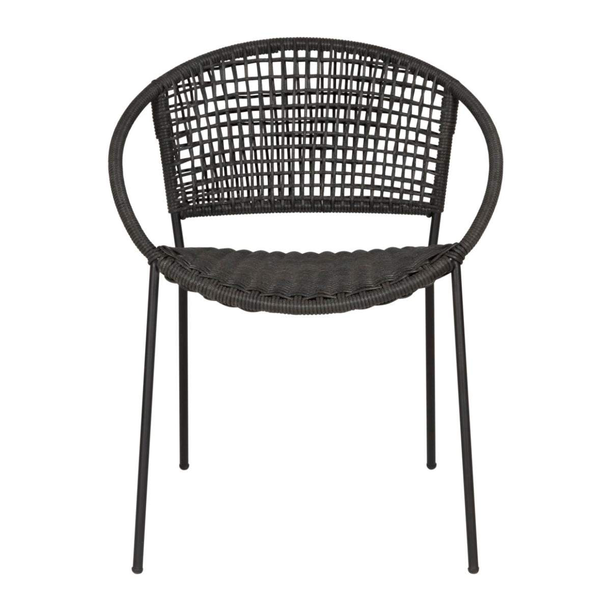 Beau&Co Dakota Black Outdoor 4 Seater Dining Set