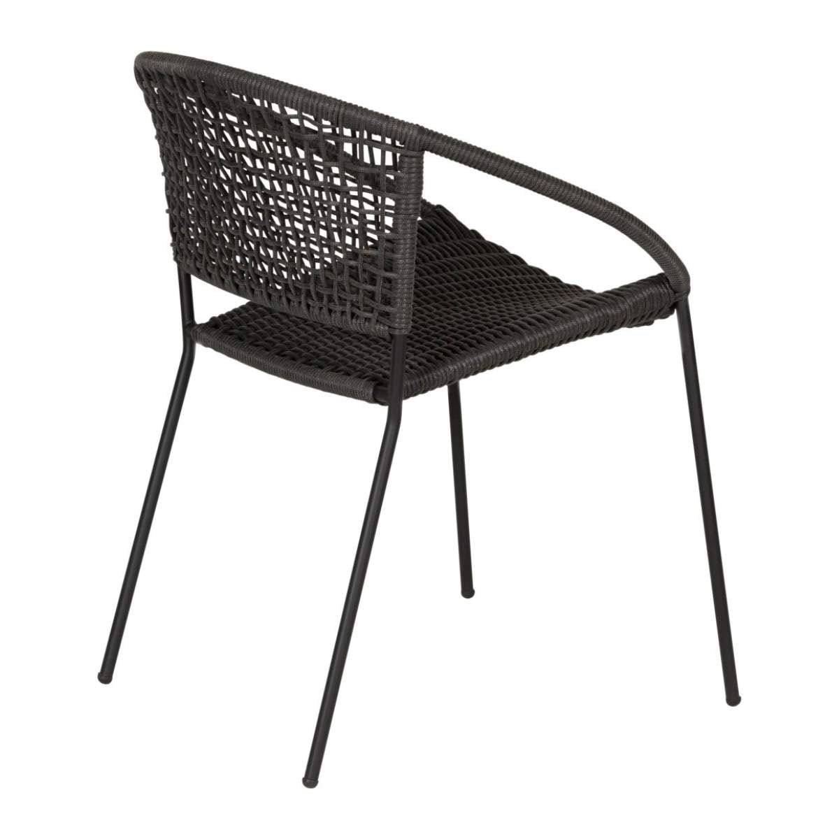 Beau&Co Dakota Black Outdoor 4 Seater Dining Set