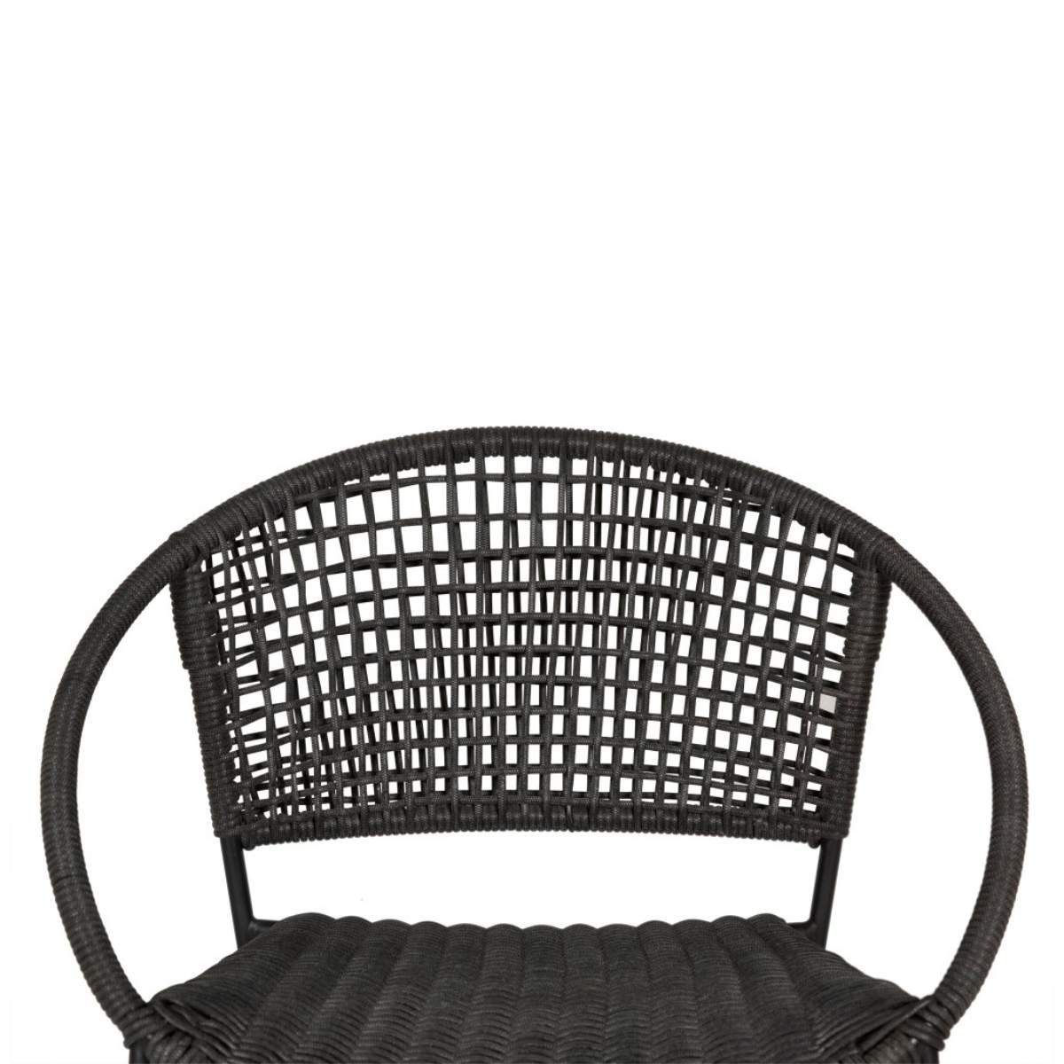Beau&Co Dakota Black Outdoor 4 Seater Dining Set
