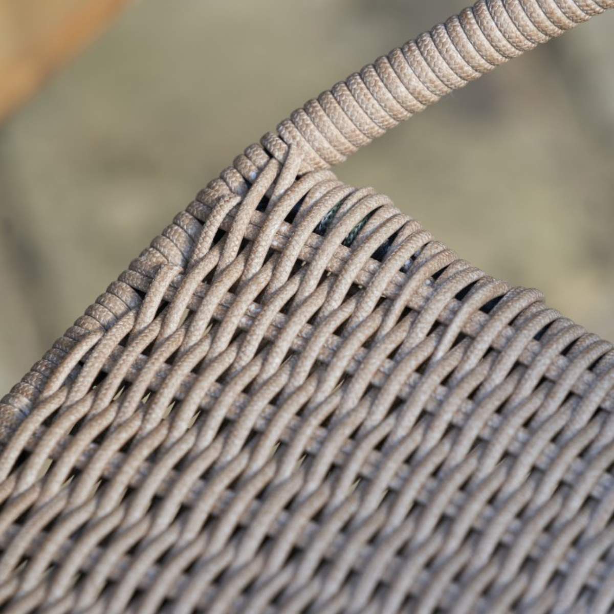 Beau&Co Dakota Natural Wheat Outdoor 4 Seater Dining Set