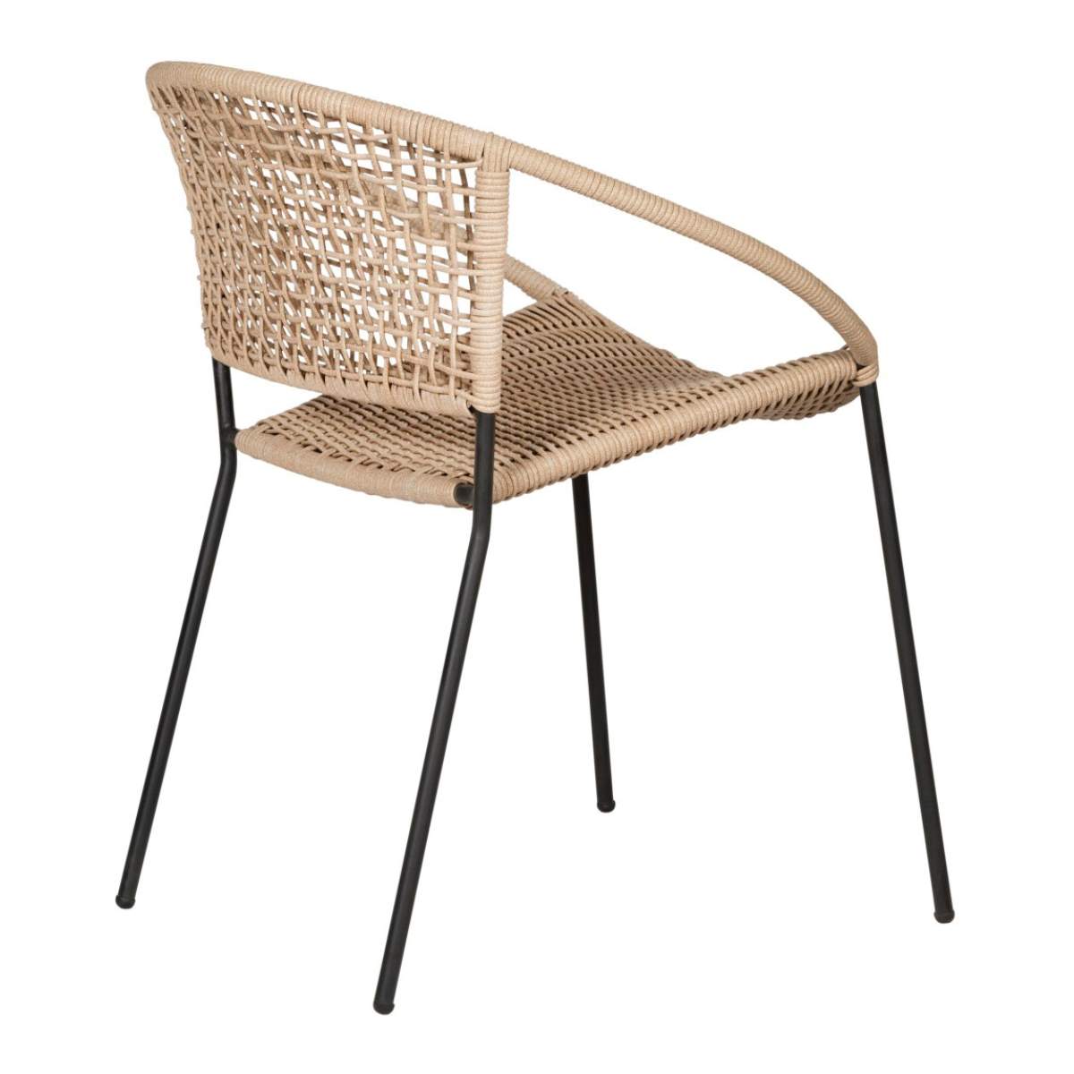 Beau&Co Dakota Natural Wheat Outdoor 4 Seater Dining Set