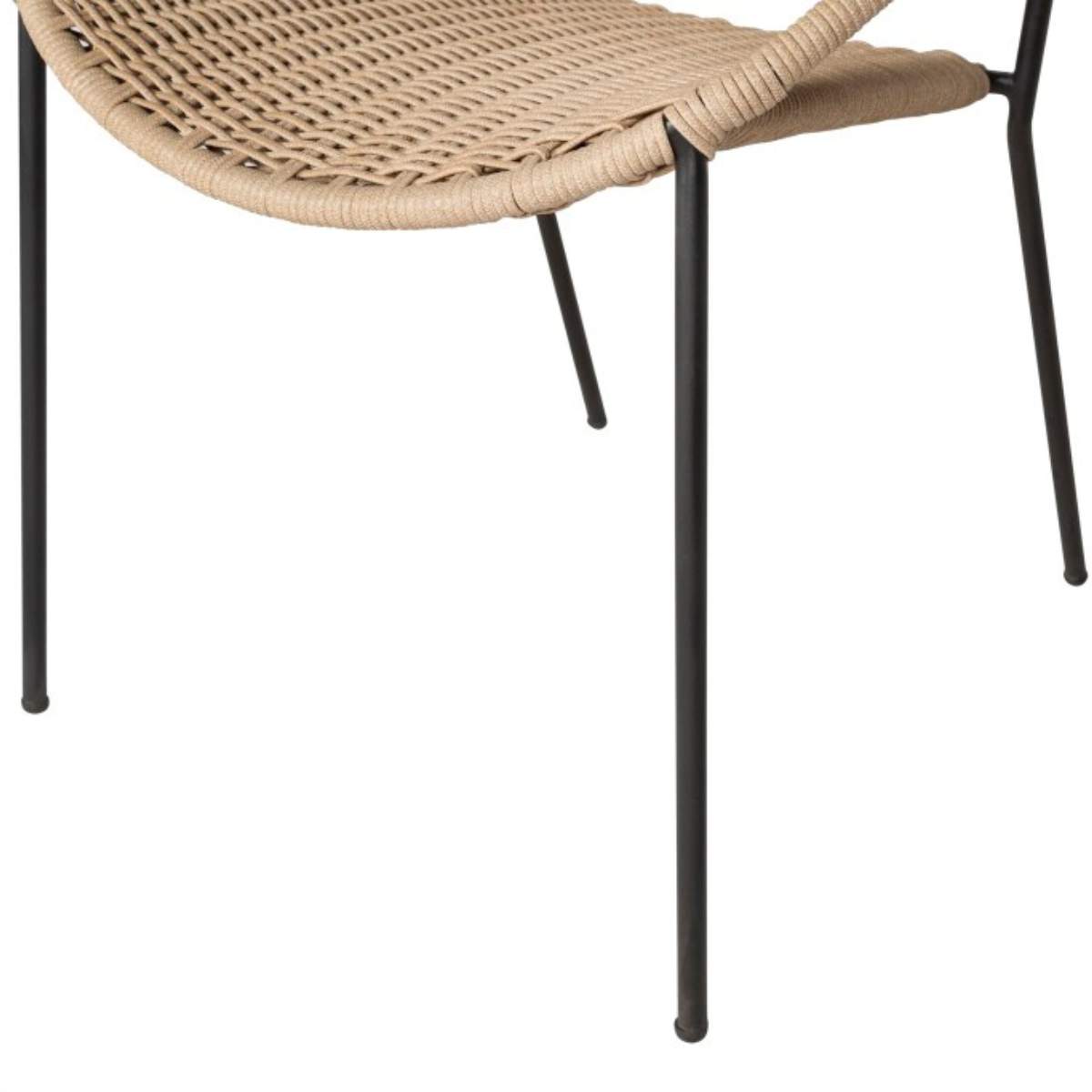 Beau&Co Dakota Natural Wheat Outdoor 4 Seater Dining Set