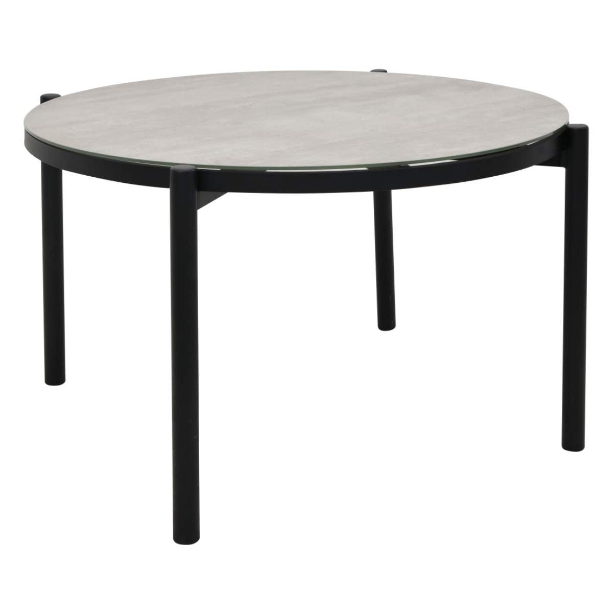 Beau&Co Nevada Putty Outdoor 4 Seater Round Dining Set