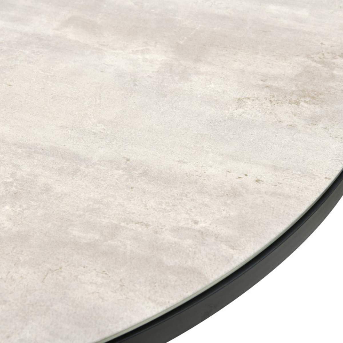 Beau&Co Nevada Putty Outdoor 4 Seater Round Dining Set