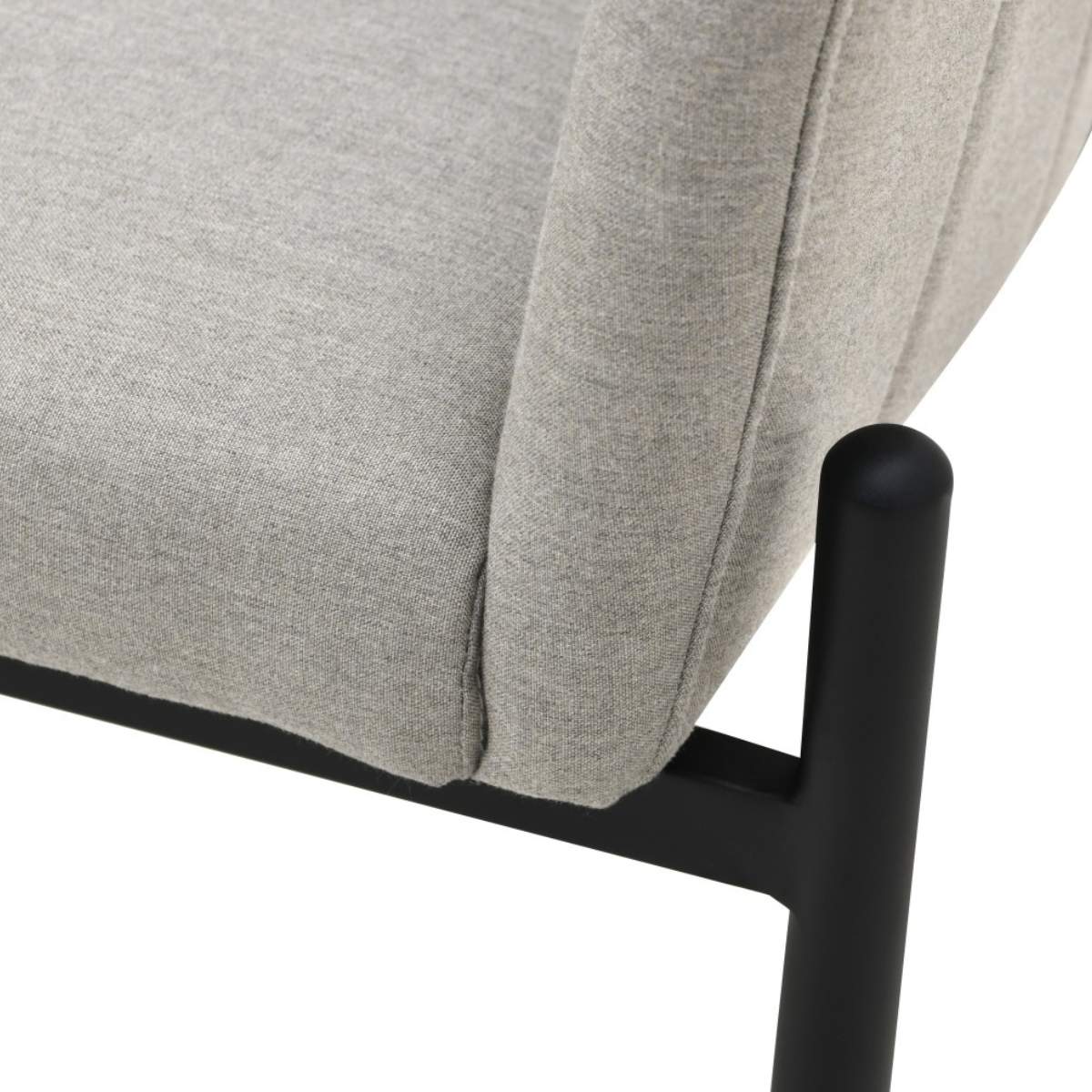 Beau&Co Nevada Putty Outdoor 4 Seater Round Dining Set