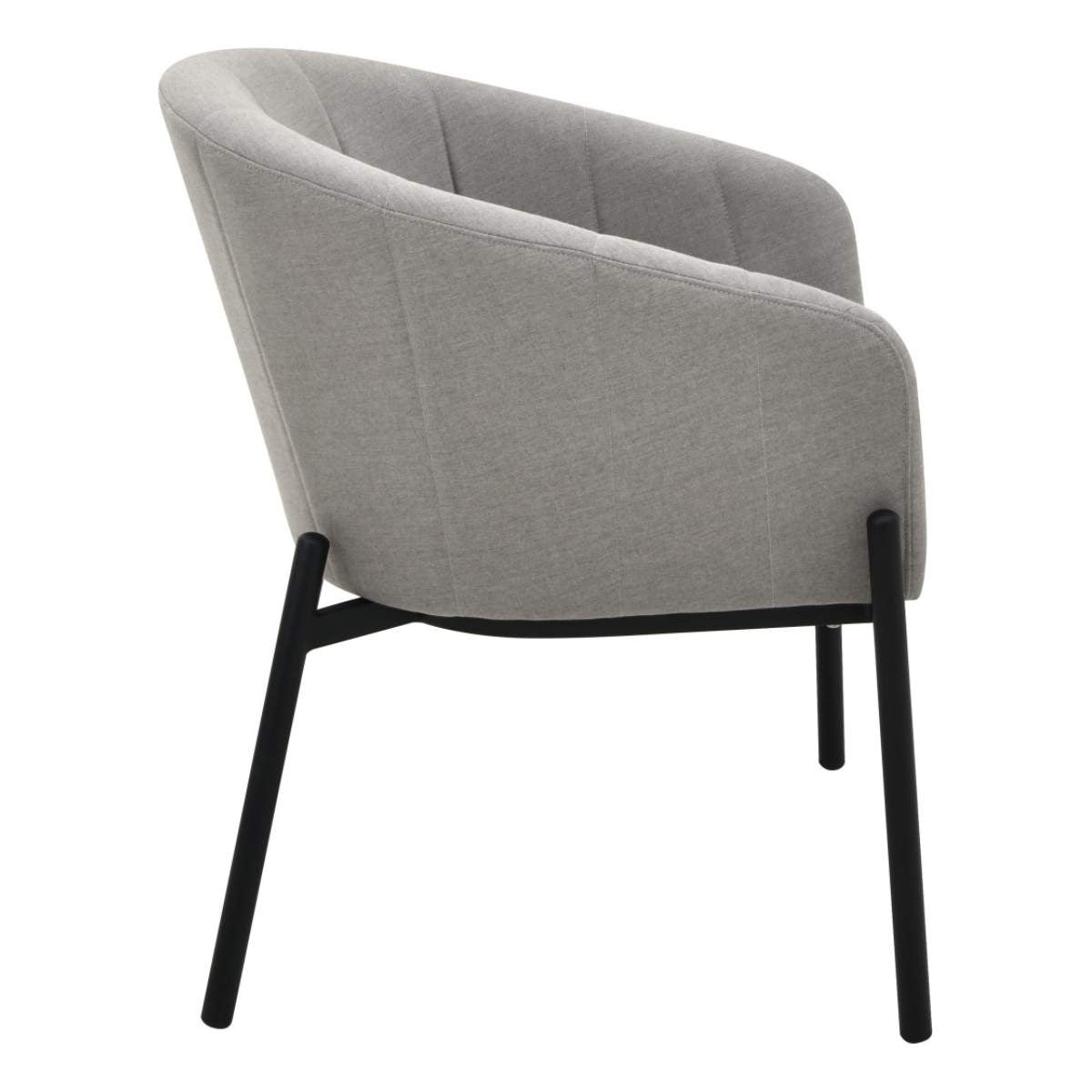 Beau&Co Nevada Putty Outdoor 4 Seater Round Dining Set