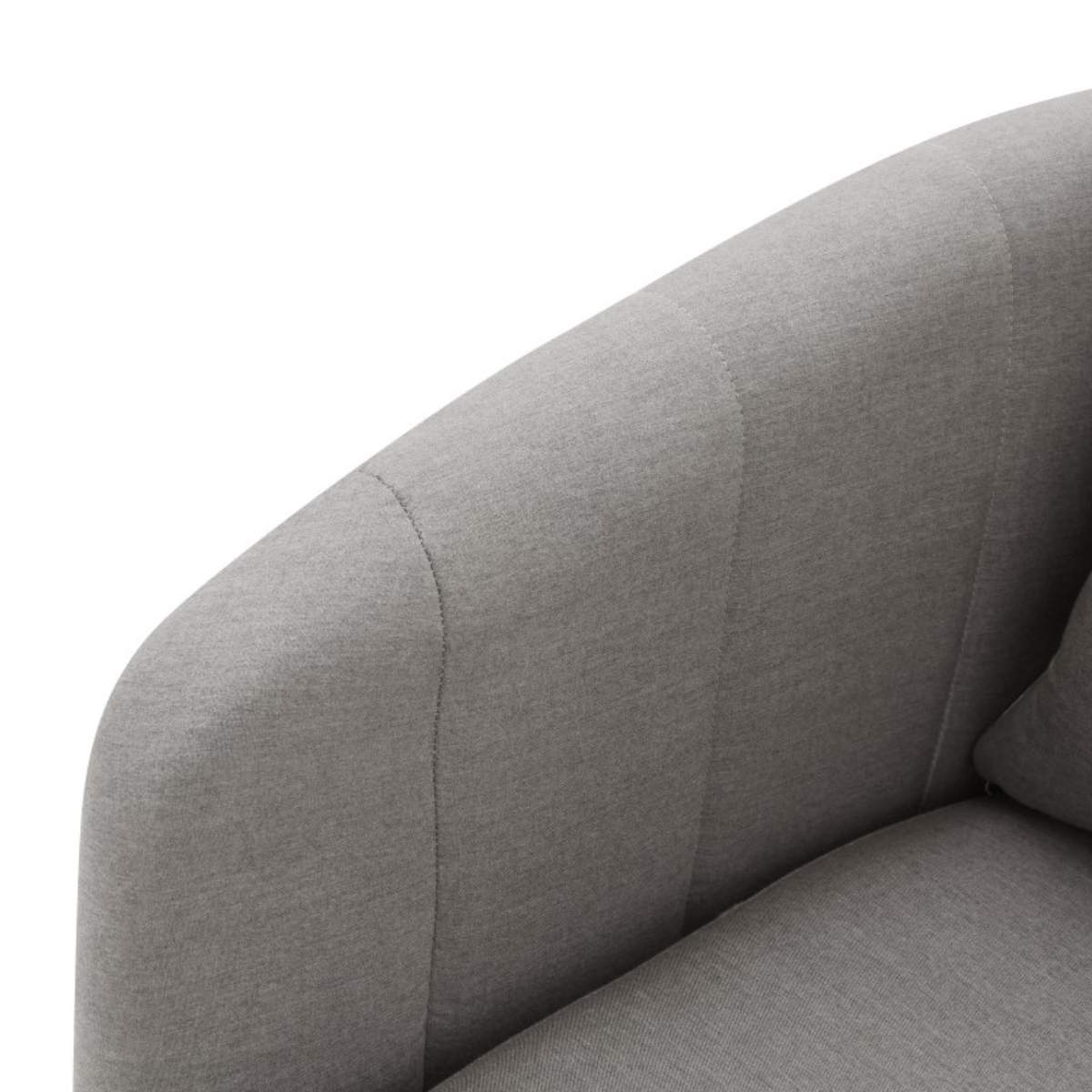 Beau&Co Nevada Putty Small Outdoor Corner Seating Set with Coffee Table and Footstools