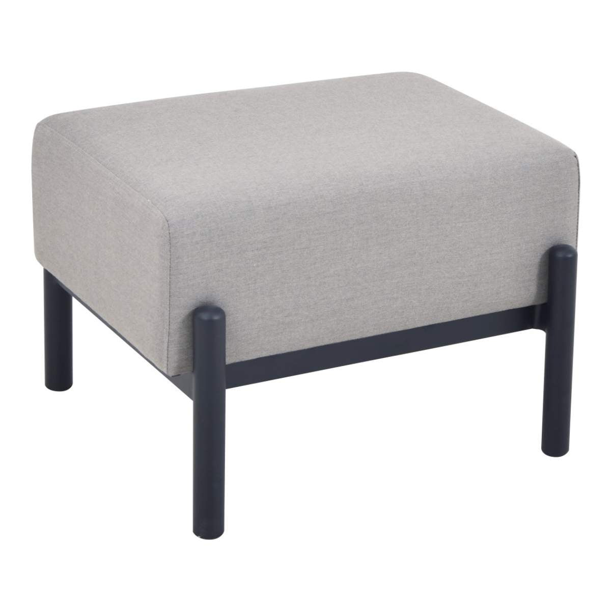 Beau&Co Nevada Putty Small Outdoor Corner Seating Set with Coffee Table and Footstools