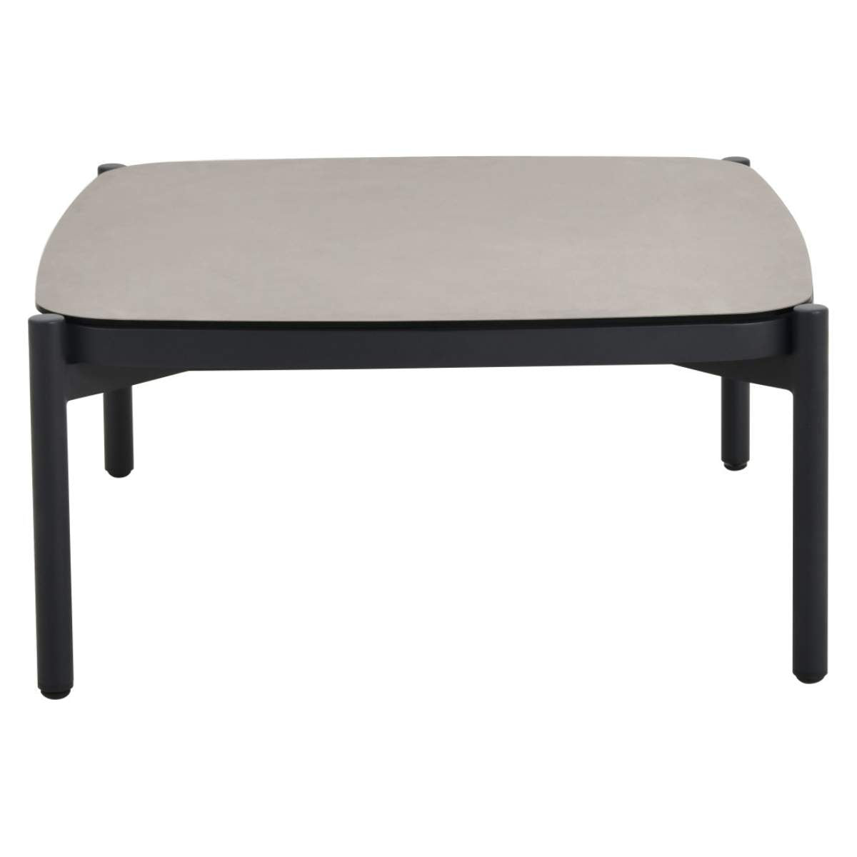 Beau&Co Nevada Putty Small Outdoor Corner Seating Set with Coffee Table and Footstools