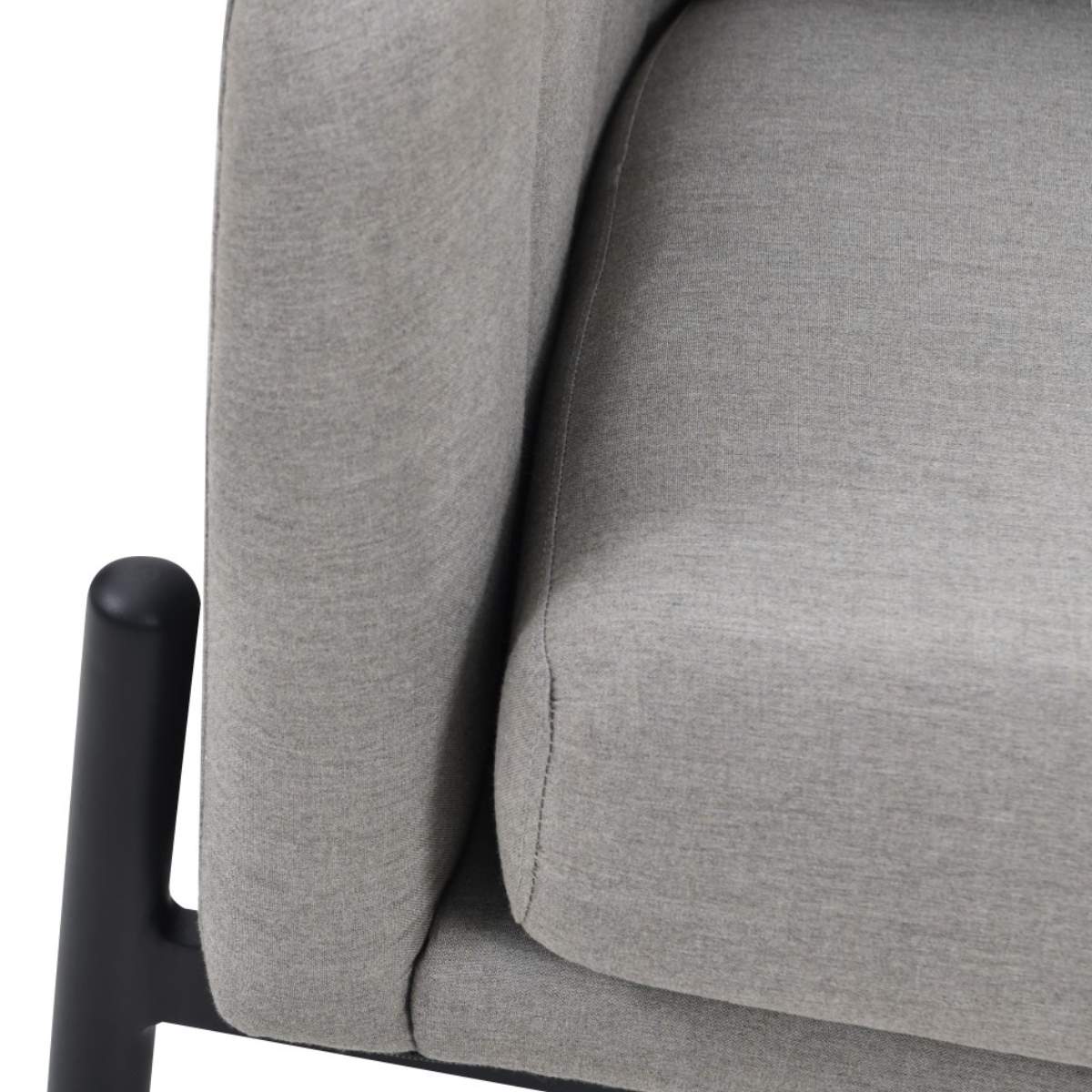 Beau&Co Nevada Putty Small Outdoor Corner Seating Set with Coffee Table and Footstools