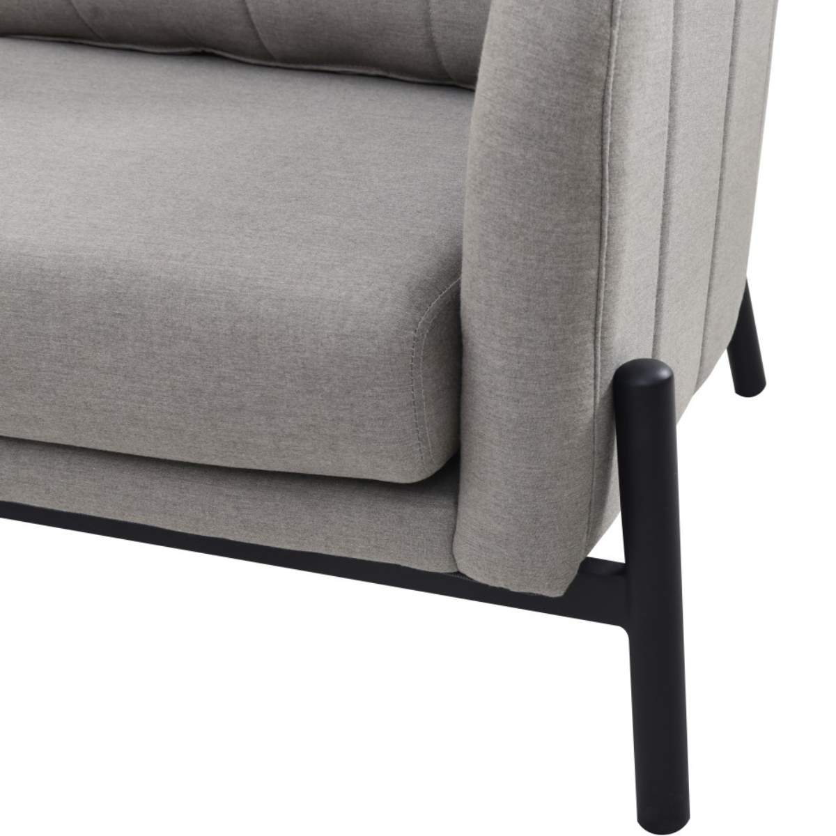 Beau&Co Nevada Putty Small Outdoor Corner Seating Set with Coffee Table and Footstools