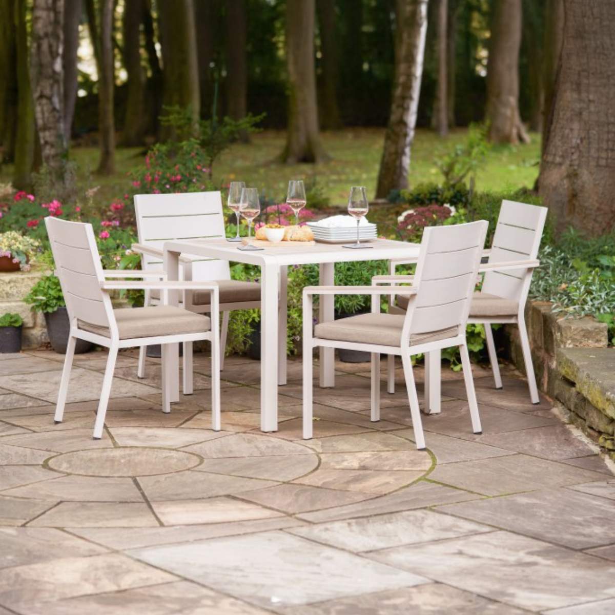 Beau&Co Aruba Outdoor 4 Seater Dining Set