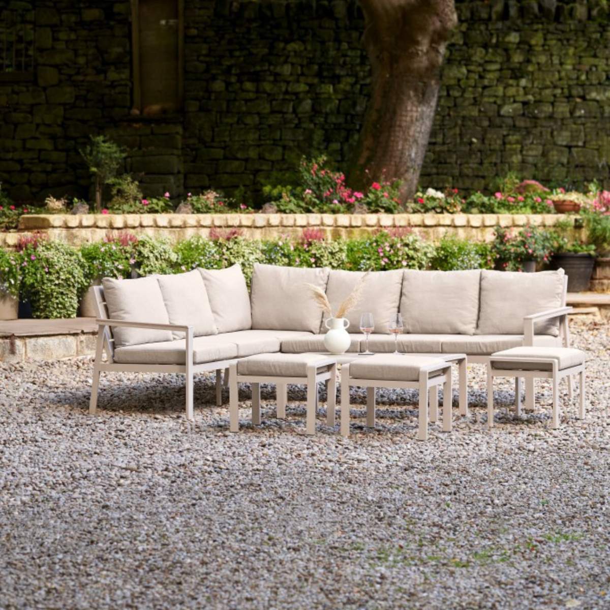 Beau&Co Aruba Outdoor Corner Seating Set