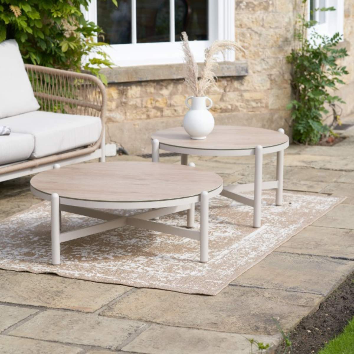 Beau&Co Martic Outdoor Set of 2 Tables
