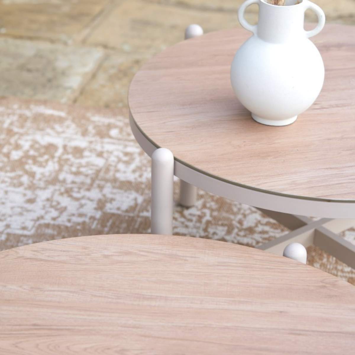 Beau&Co Martic Outdoor Set of 2 Tables