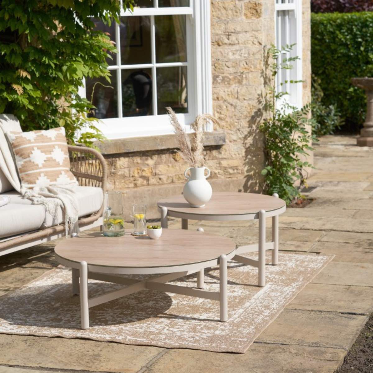 Beau&Co Martic Outdoor Set of 2 Tables