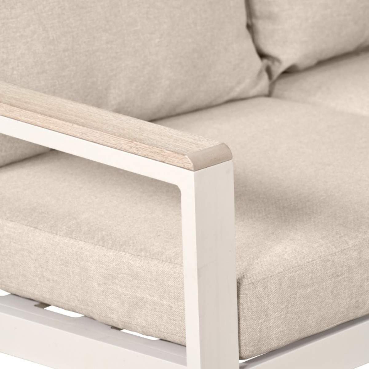 Beau&Co Aruba Outdoor Corner Seating Set with Adjustable Table