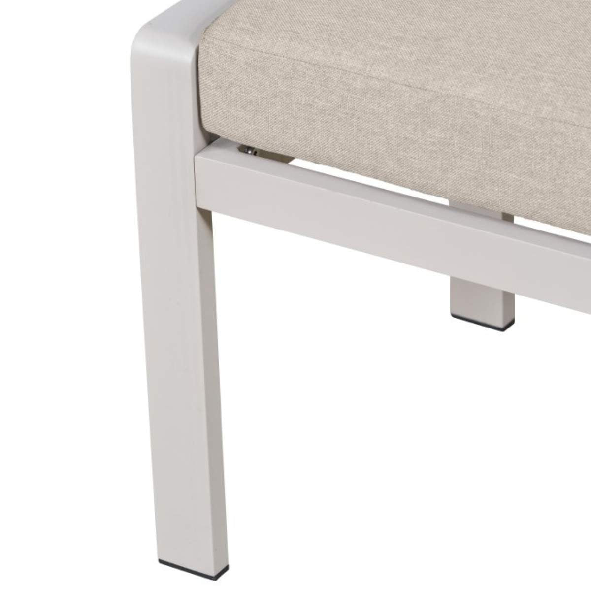 Beau&Co Aruba Outdoor Corner Seating Set with Adjustable Table