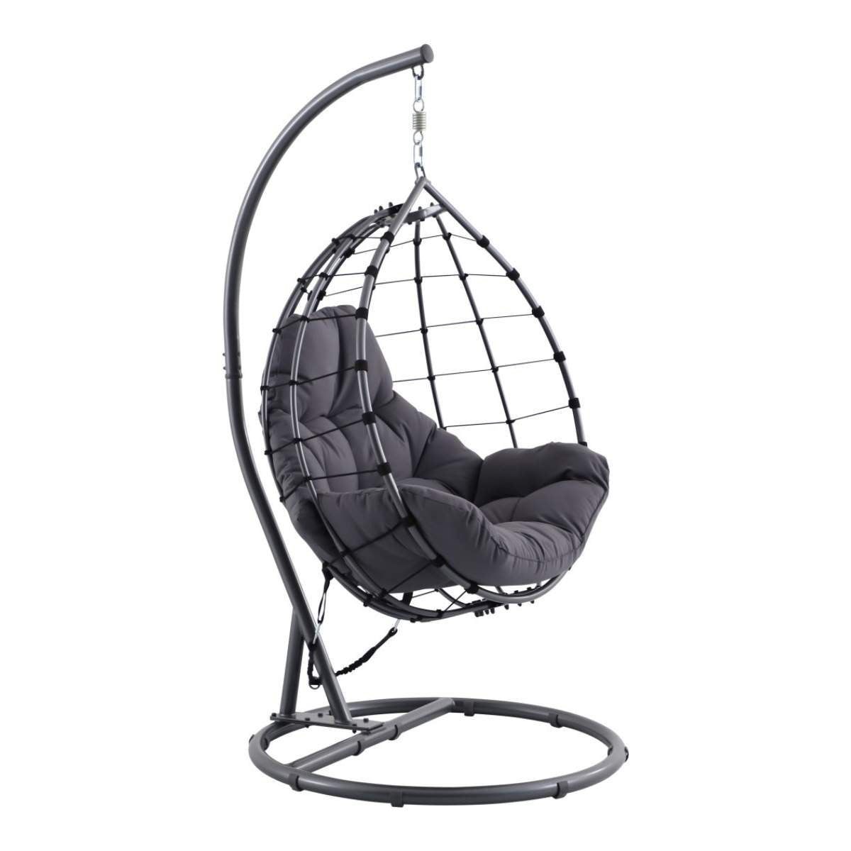 Beau&Co Blake Anthracite Outdoor Hanging Chair