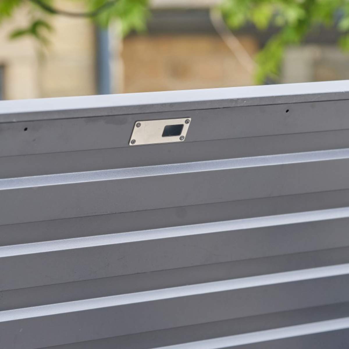 Pacific Lifestyle Rhode Island Large Galvanised Steel Cushion Box Anthracite