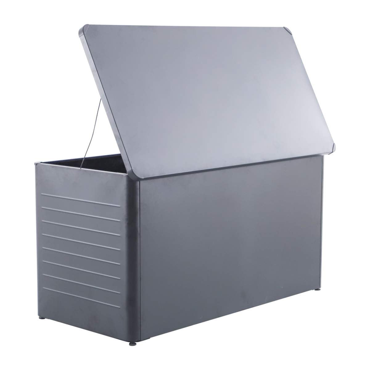 Pacific Lifestyle Rhode Island Large Galvanised Steel Cushion Box Anthracite