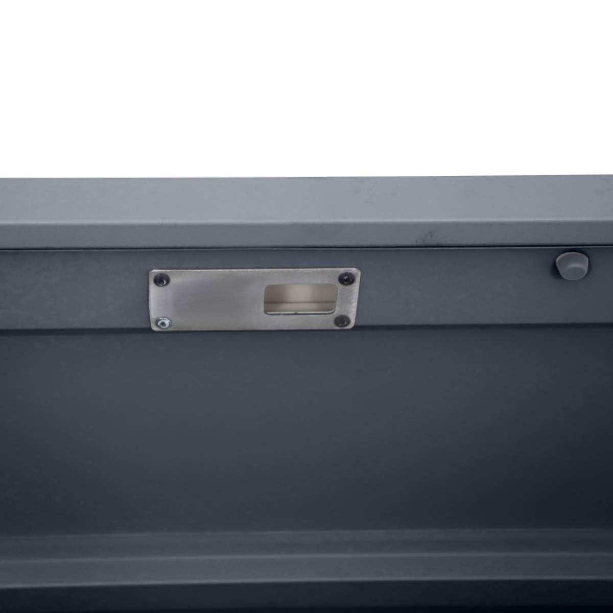 Pacific Lifestyle Rhode Island Large Galvanised Steel Cushion Box Anthracite