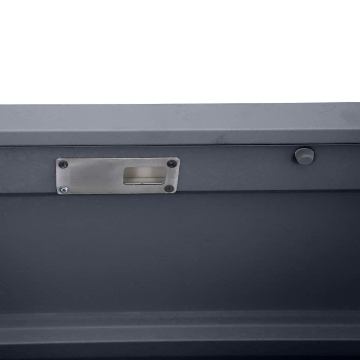 Pacific Lifestyle Rhode Island Small Galvanised Steel Cushion Box Anthracite