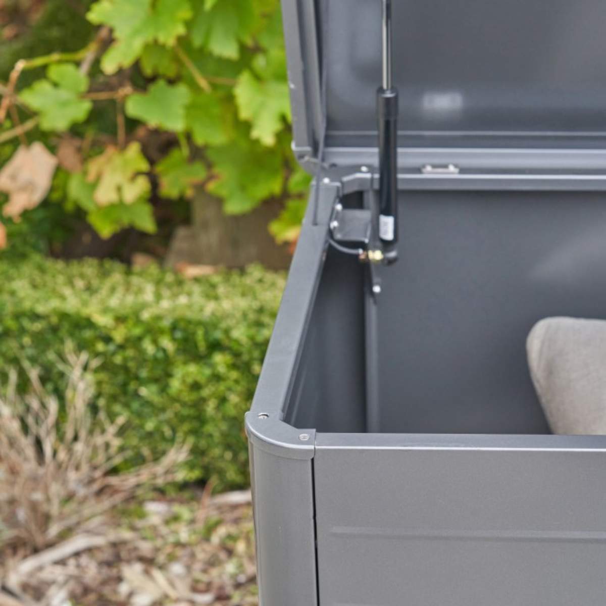 Pacific Lifestyle Rhode Island Small Galvanised Steel Cushion Box Anthracite