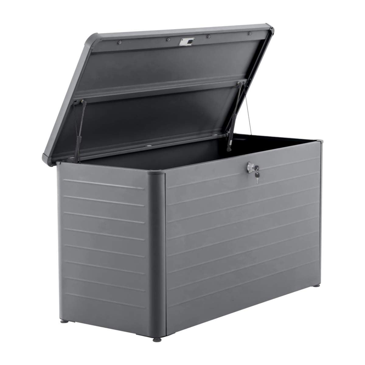 Pacific Lifestyle Rhode Island Small Galvanised Steel Cushion Box Anthracite