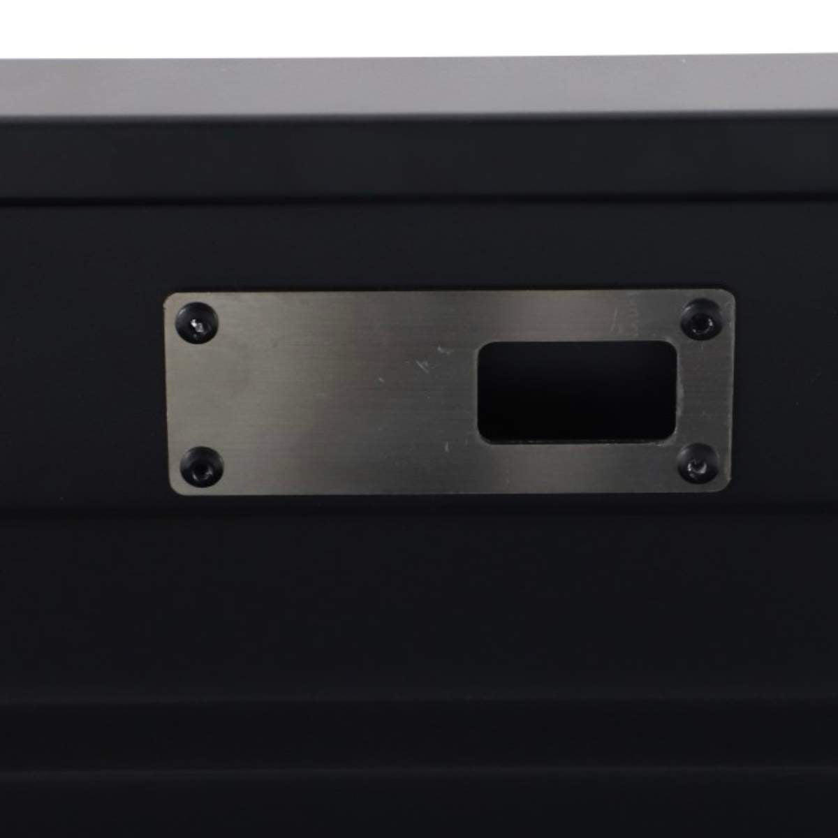Pacific Lifestyle Rhode Island Large Galvanised Steel Cushion Box Black