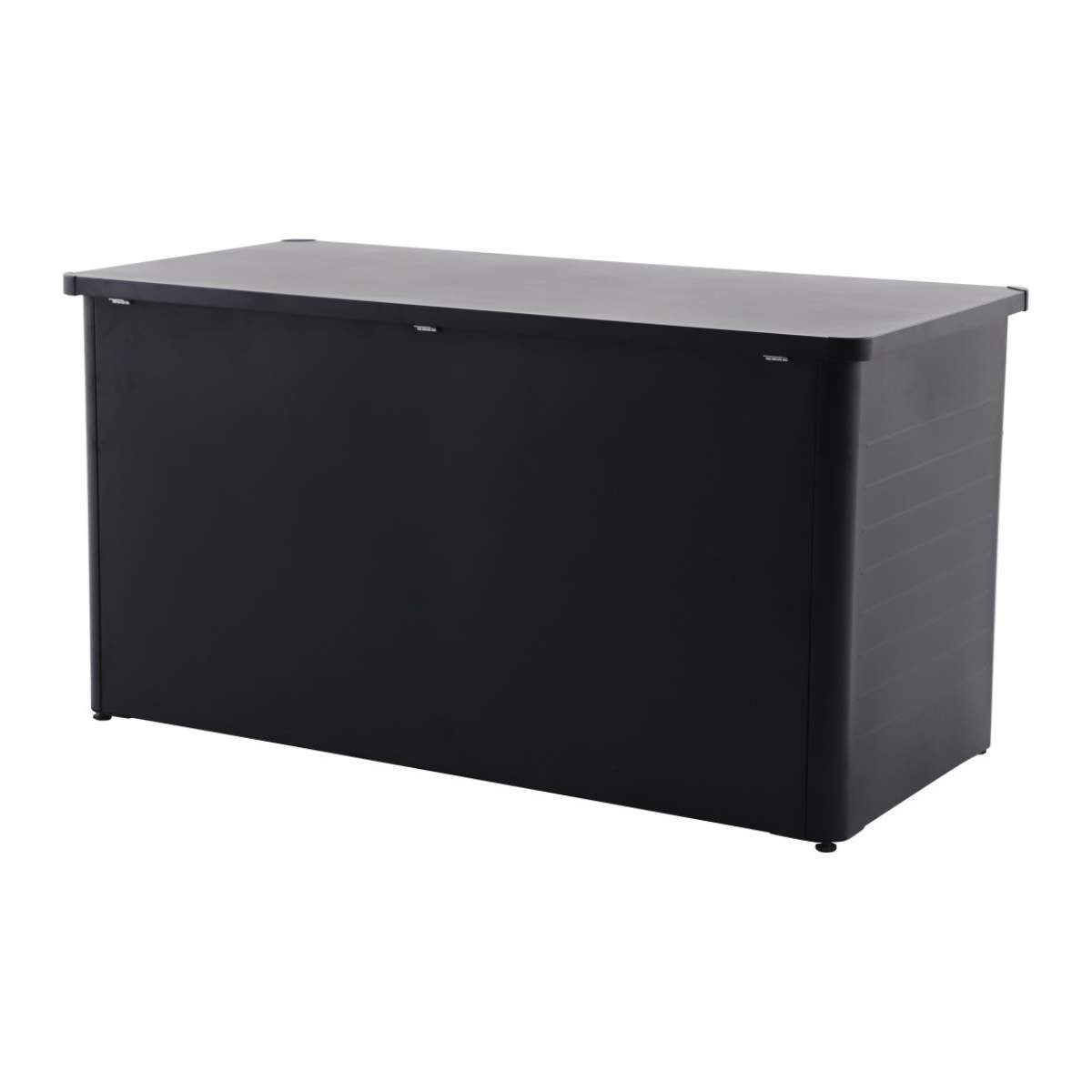 Pacific Lifestyle Rhode Island Large Galvanised Steel Cushion Box Black