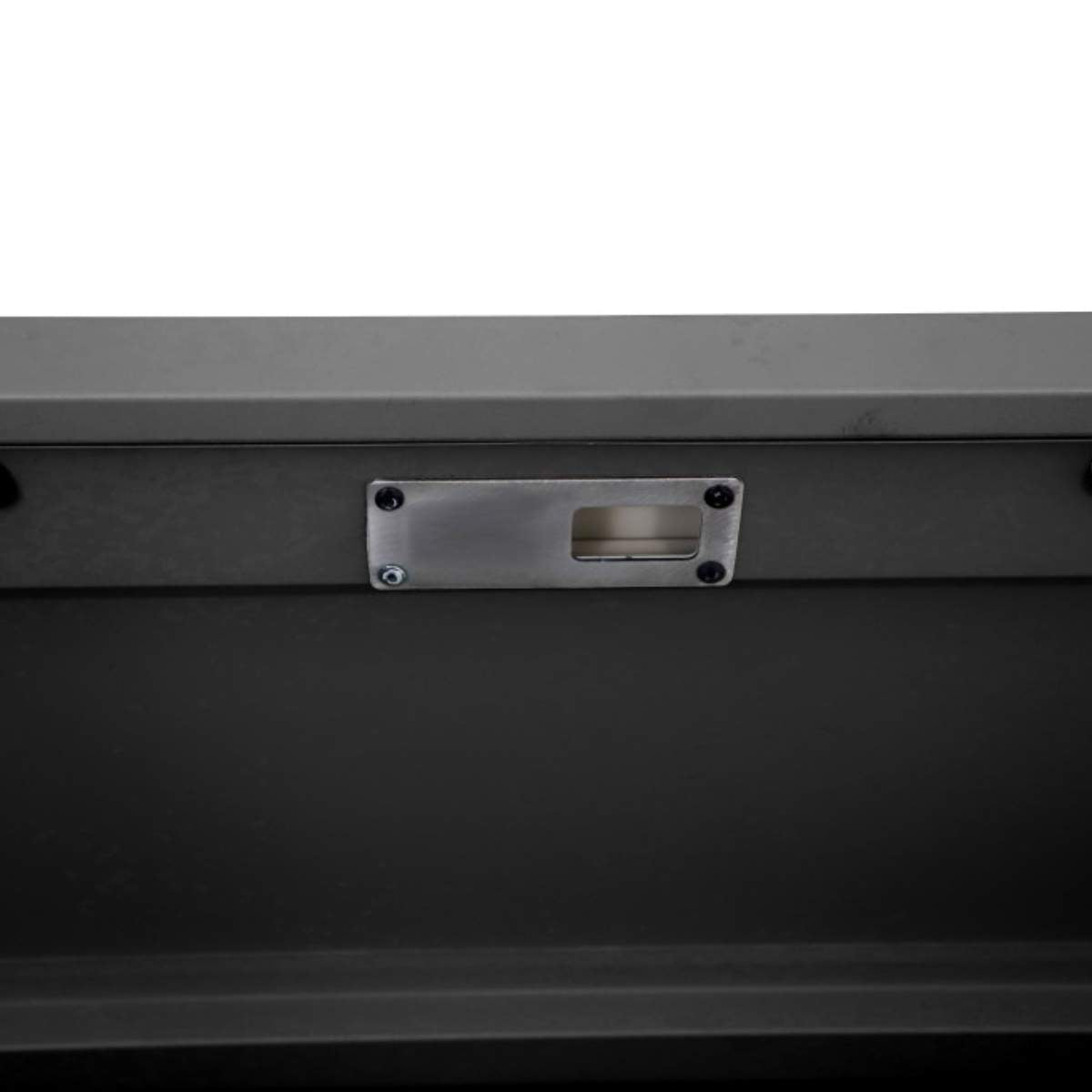 Pacific Lifestyle Rhode Island Small Galvanised Steel Cushion Box Black