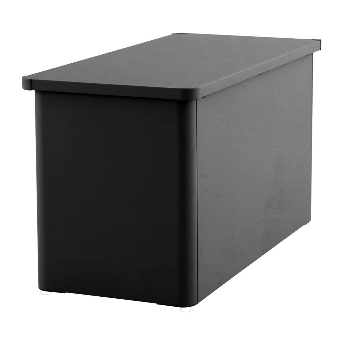 Pacific Lifestyle Rhode Island Small Galvanised Steel Cushion Box Black