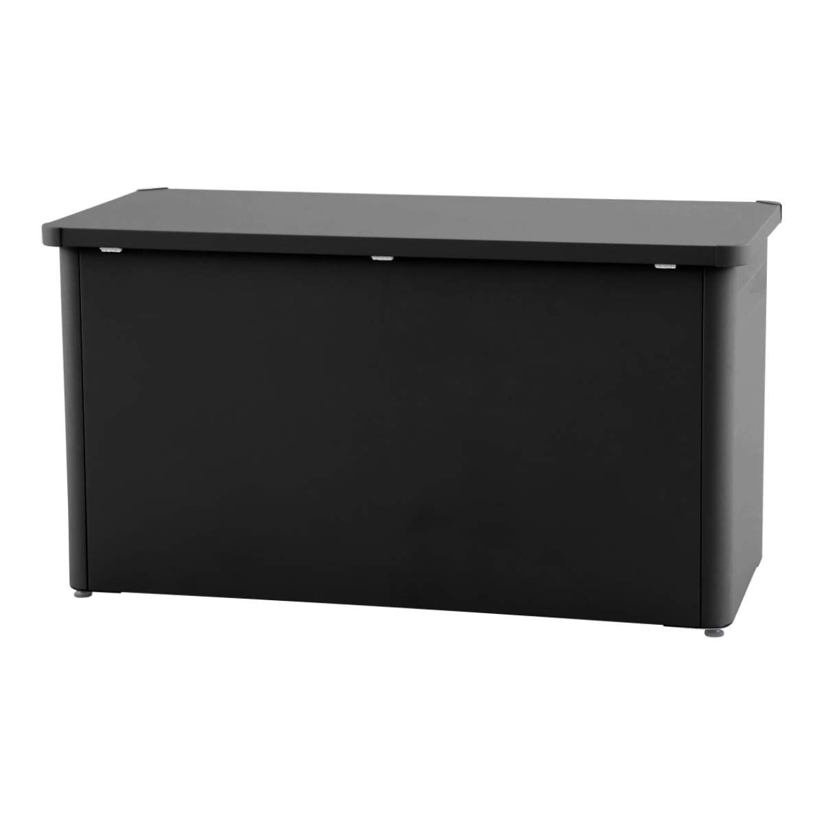 Pacific Lifestyle Rhode Island Small Galvanised Steel Cushion Box Black