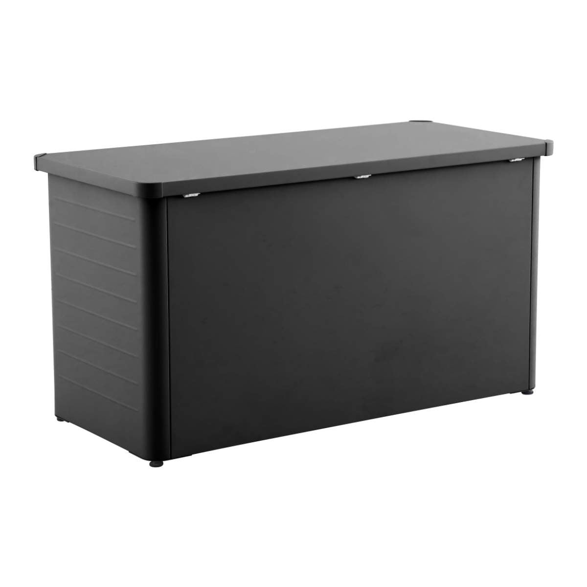 Pacific Lifestyle Rhode Island Small Galvanised Steel Cushion Box Black