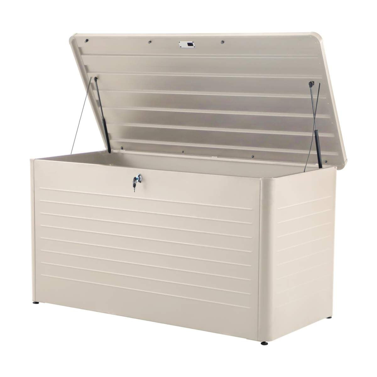 Pacific Lifestyle Rhode Island Large Galvanised Steel Cushion Box Pebble