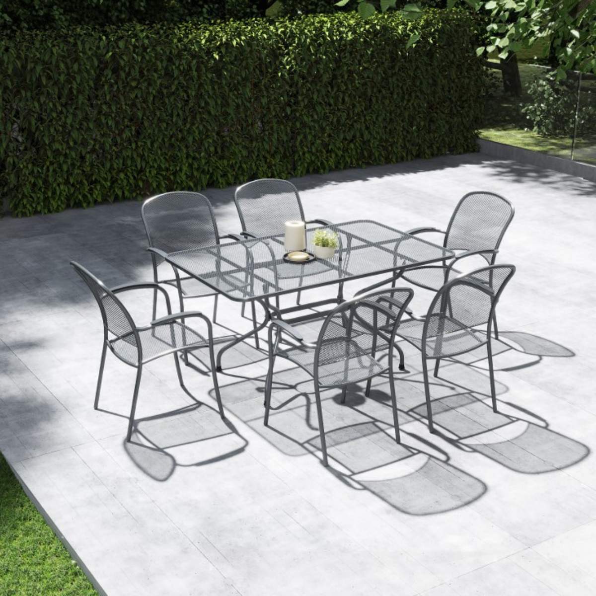 Pacific Lifestyle Carlo Rectangular 6 Seater Dining Set
