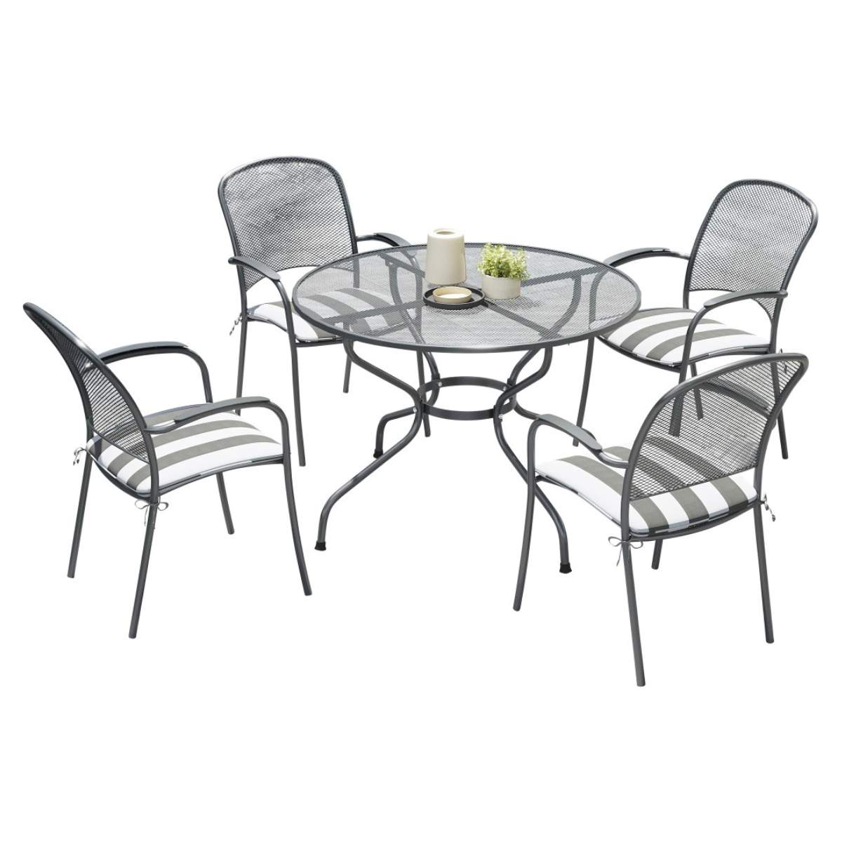 Pacific Lifestyle Carlo Round 4 Seater Dining Set