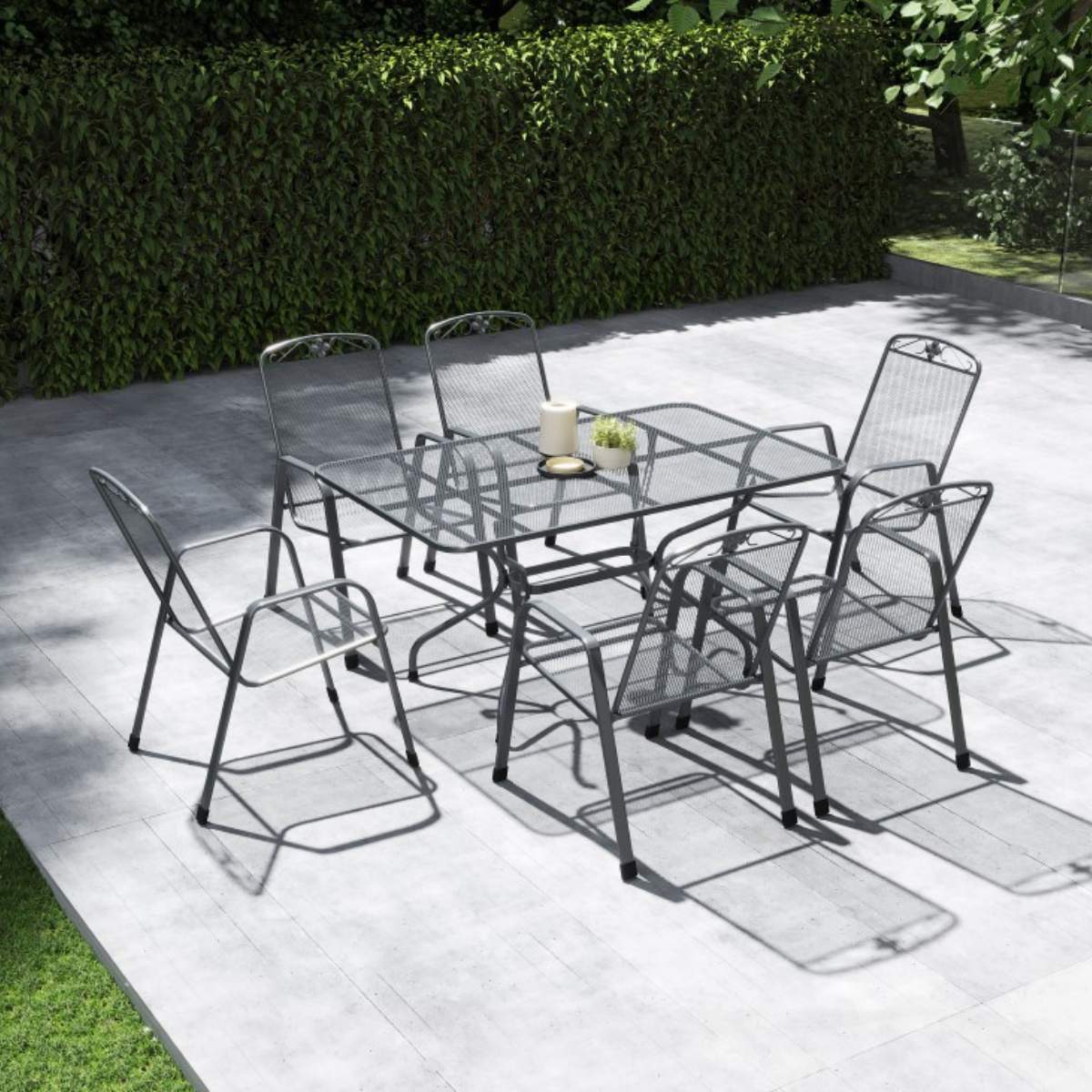Pacific Lifestyle Savoy Rectangular 6 Seater Dining Set