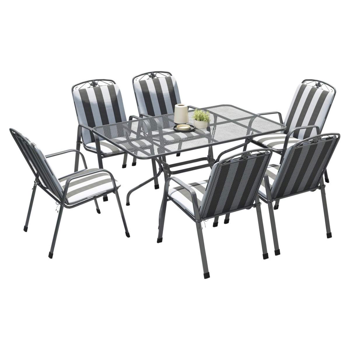 Pacific Lifestyle Savoy Rectangular 6 Seater Dining Set