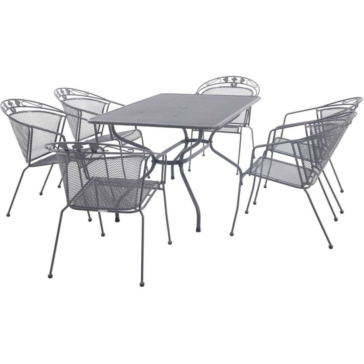 Pacific Lifestyle Elegance Rectangular 6 Seater Dining Set