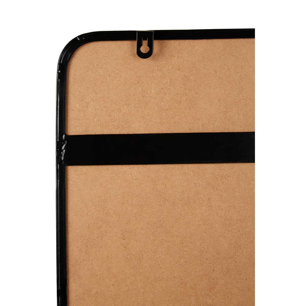 Beaumonde's Candi Matt Black Squared Wall Mirror