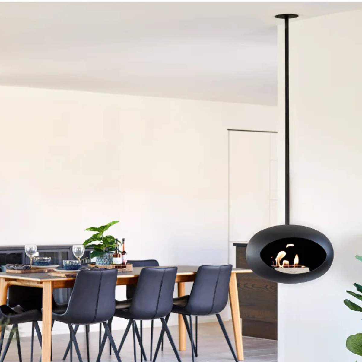 Le Feu Sky Bio Ethanol Fireplace - Black