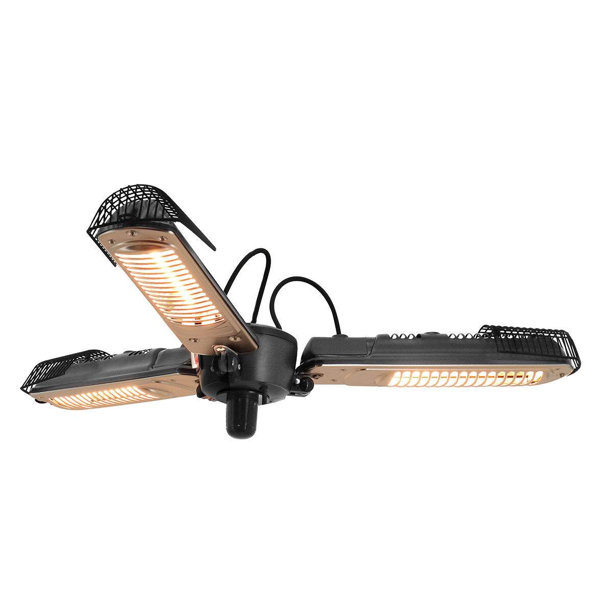 Maze - 2000W Vulcan Parasol Tri Electric Patio Heater